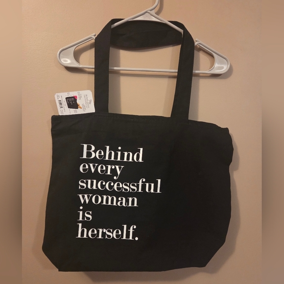 Flypaper Handbags - Behind Every Successful Woman Is Herself Tote Flypaper Products